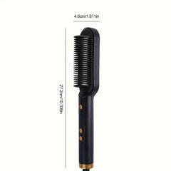 2 in 1 Hair Straightener Brush Comb for Women