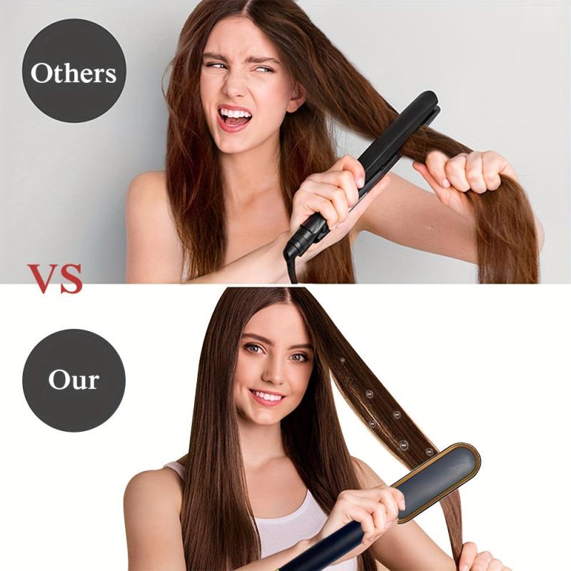 2 in 1 Hair Straightener Brush Comb for Women
