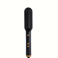 2 in 1 Hair Straightener Brush Comb for Women
