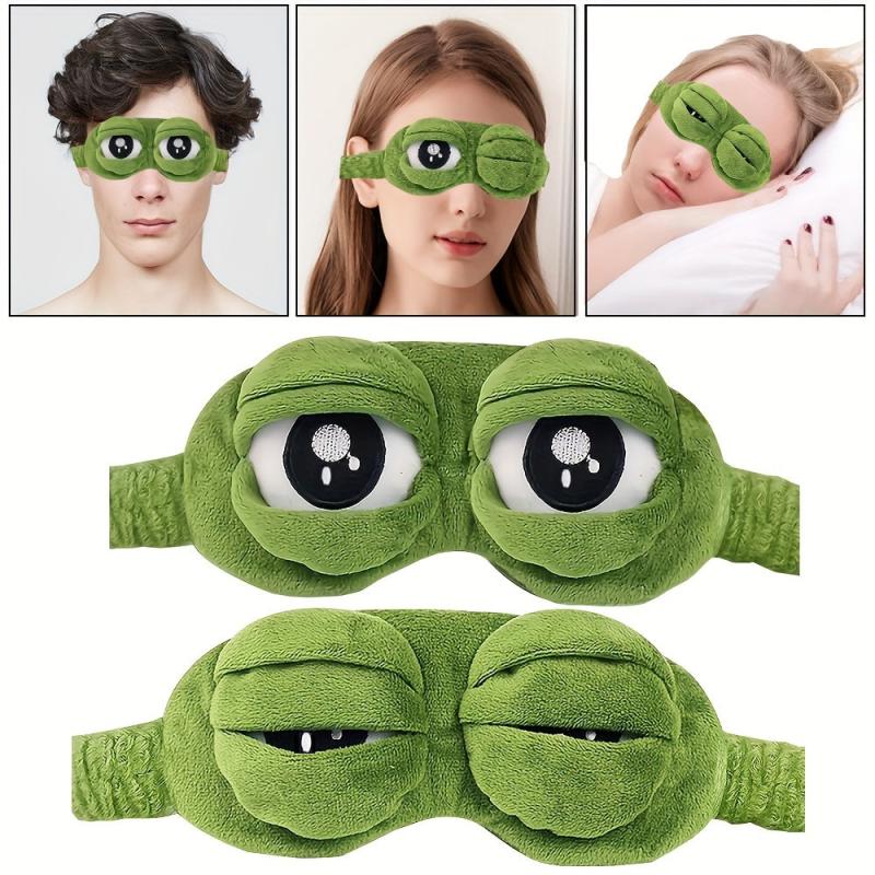 Frog Sleep Eye Mask Eye Protector Lunch Break Shading Soft Comfortable