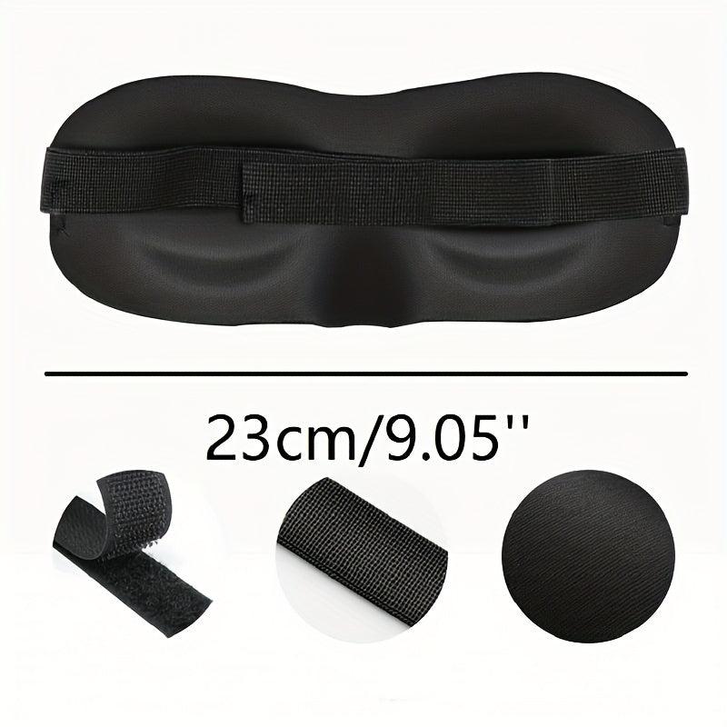 3D Ultralight Blackout Eye Mask Soft Comfortable Rest Sleep Blindfold