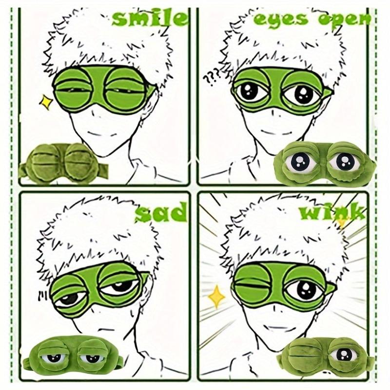 Funny Frog 3D Sleep Mask for Halloween Gift