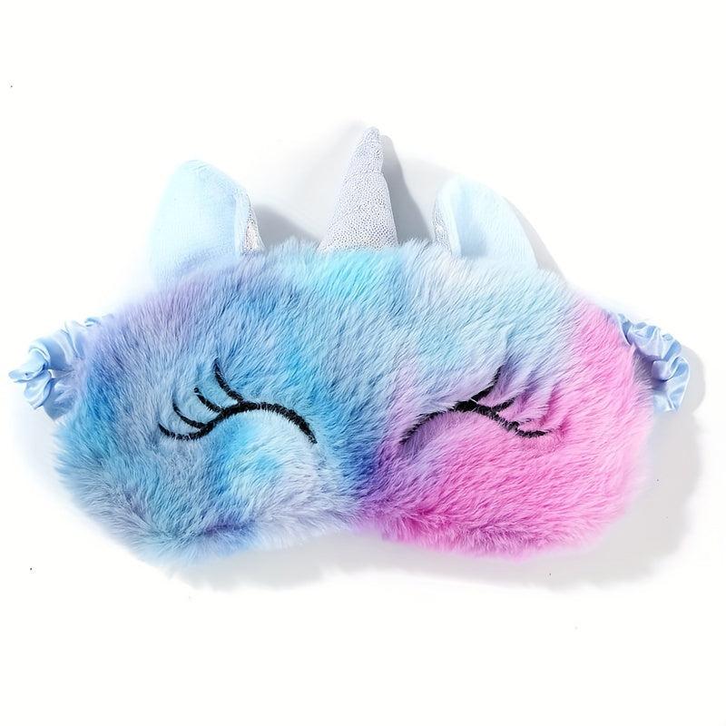 Unicorn 3D Sleep Eye Mask for Car or Office Travel - Gift for Sleep Disorders