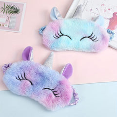 Unicorn 3D Sleep Eye Mask for Car or Office Travel - Gift for Sleep Disorders