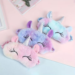 Unicorn 3D Sleep Eye Mask for Car or Office Travel - Gift for Sleep Disorders