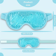 Cooling Gel Eye Mask Reusable Cold Eye Mask for Puffy Eyes with Plush Backing