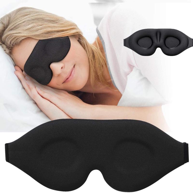 3D Contoured Cup Sleep Eye Mask for Men Women