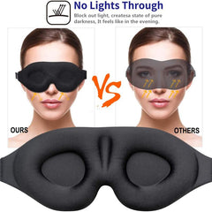 3D Contoured Cup Sleep Eye Mask for Men Women