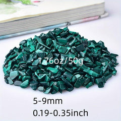 Natural Malachite Gravel Stone 7oz for Fish Tank and Decor