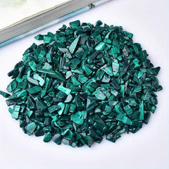 Natural Malachite Gravel Stone 7oz for Fish Tank and Decor