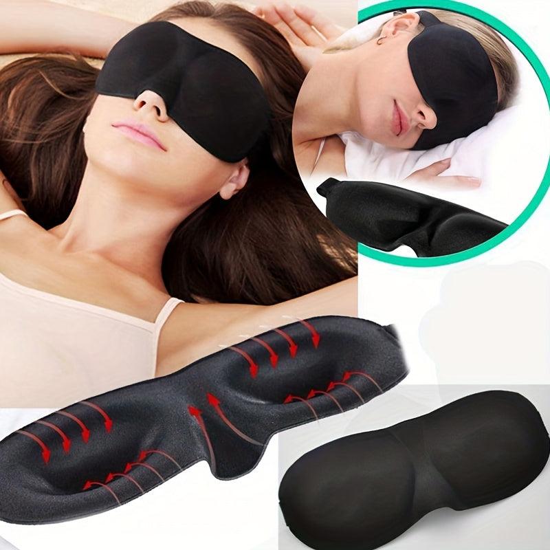 3D Sleep Mask Natural Sleeping Eye Mask Eyeshade Portable Blindfold Travel