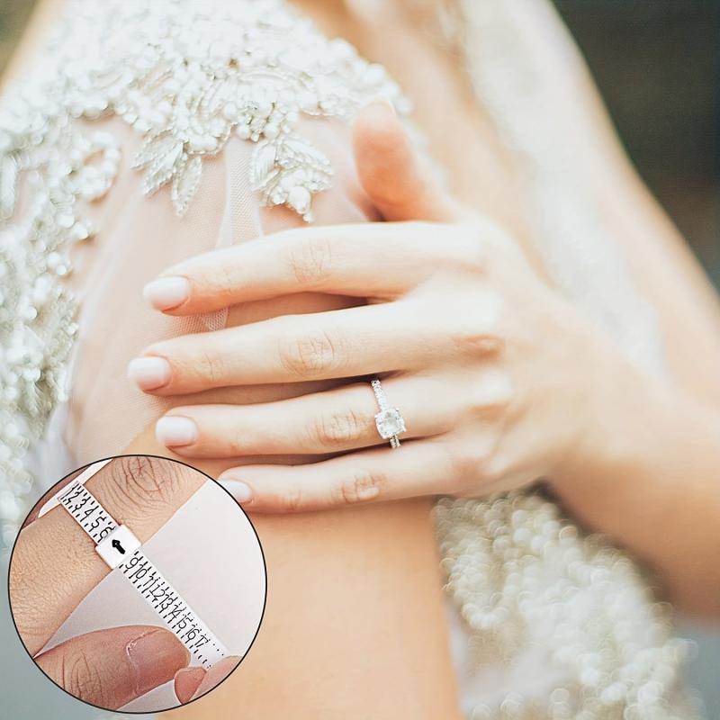 1pc Soft Ring Sizer Measuring Tool Clear Accurate Jewelry Sizing Making