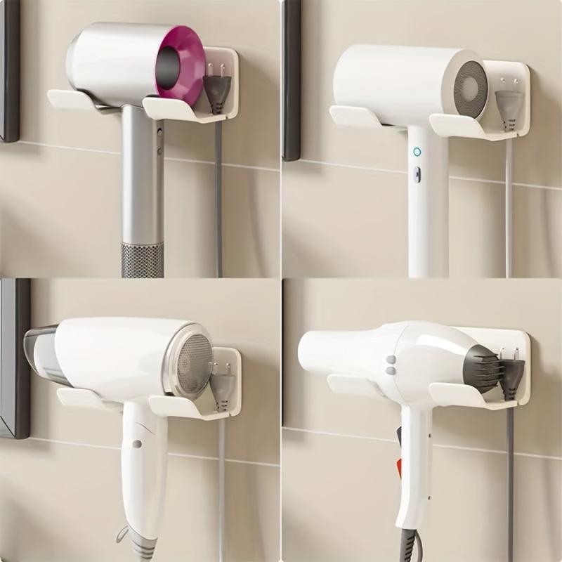 Hair Dryer Holder Wall Mounted Styling Tool Organizer