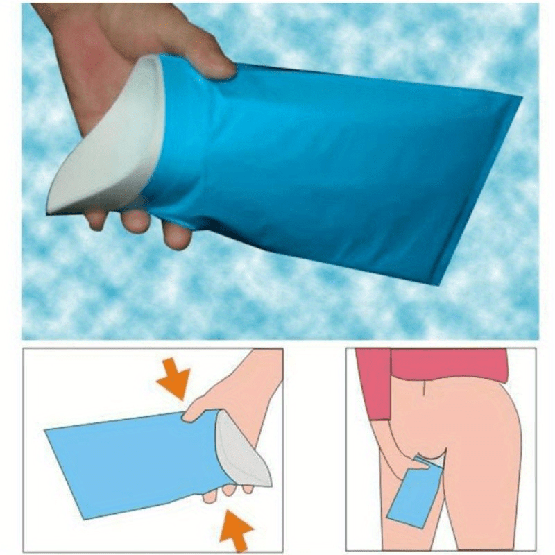 1pc Urinals Bag Outdoor Camping Disposable Urinals Travel Toilet Bag