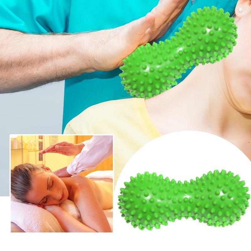 Peanut Shape Massage Yoga Ball Pvc Hand Foot Massage Tool