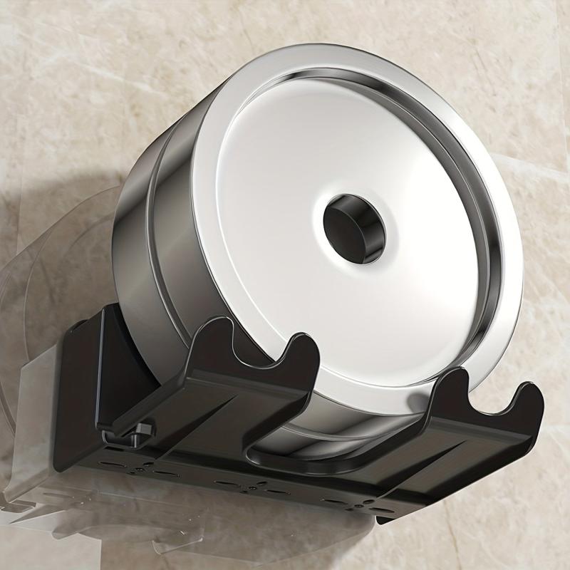 Wall Mounted Hair Dryer Shelf Bathroom Air Duct Bracket