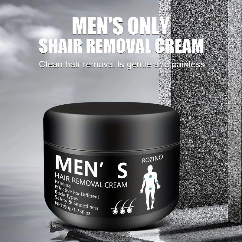 50g Men's Hair Removal Cream for Private Areas, Legs, and Underarms
