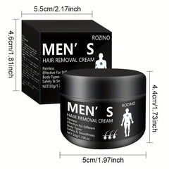 50g Men's Hair Removal Cream for Private Areas, Legs, and Underarms