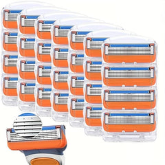 Men's 5-Layer Razor Blade Refills - Facial Care Shaver Cassettes
