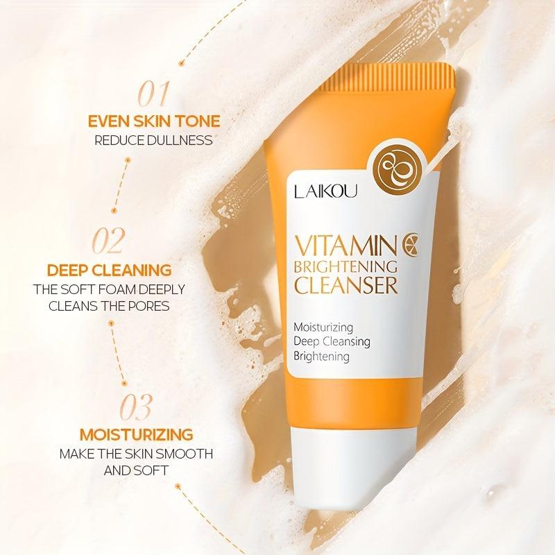 50g Vitamin C Facial Cleanser Pore Cleansing Brightening Control