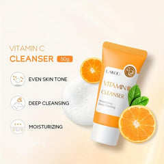 50g Vitamin C Facial Cleanser Pore Cleansing Brightening Control