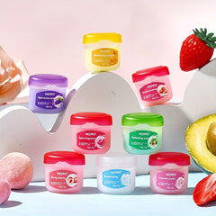 Fruit Lip Mask Set - 8pcs Variety Pack for Moisturizing and Plump Lips