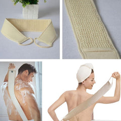 Linen Mesh Exfoliating Bath Scrub Washcloth Towel
