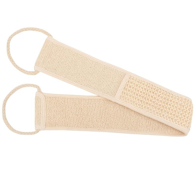 Linen Mesh Exfoliating Bath Scrub Washcloth Towel