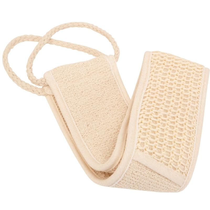 Linen Mesh Exfoliating Bath Scrub Washcloth Towel