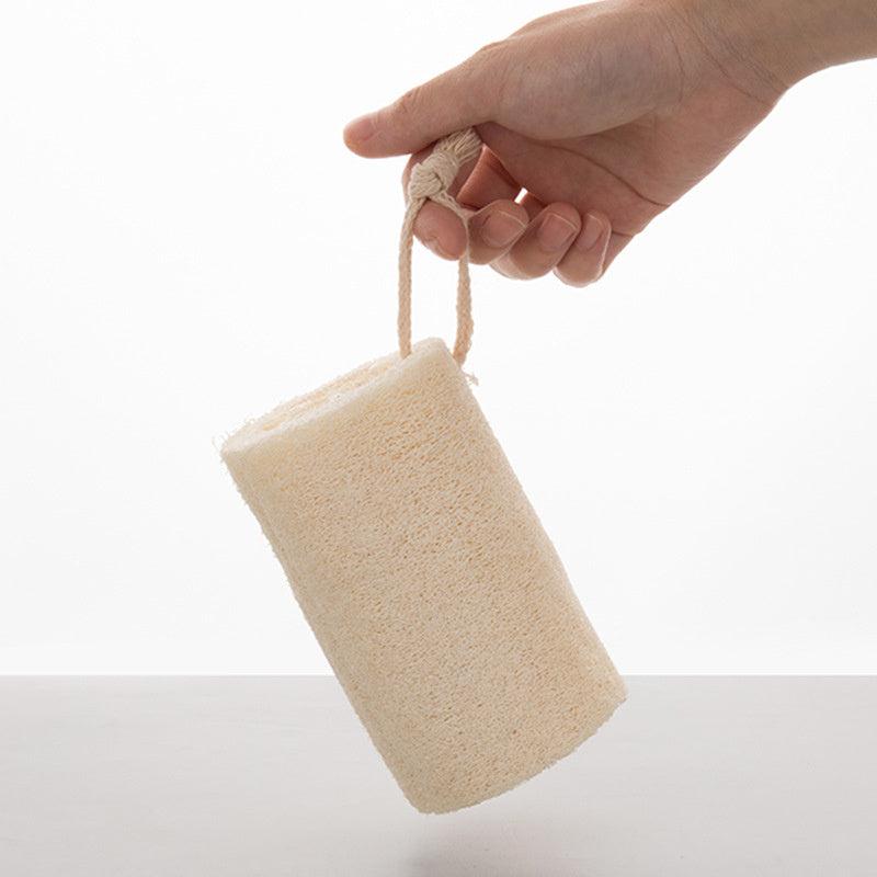2pcs Natural Loofah Sponge Towels Exfoliating Scrub for Shower Gel Body Massage