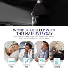 1pc Contoured Cup Sleep Mask Blindfold