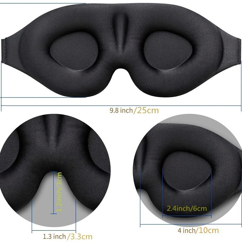 1pc Contoured Cup Sleep Mask Blindfold