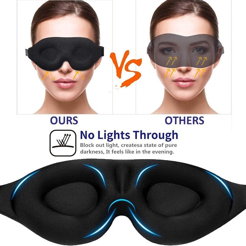 1pc Contoured Cup Sleep Mask Blindfold