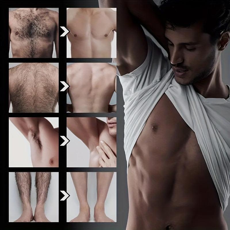 Men's Facial Hair Removal Cream - Painless Long Lasting Hair Removal
