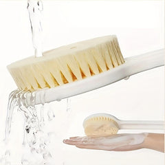 Adult Long Handled Shower Brush, Soft Hair for Bath Towel, Body Rubbing