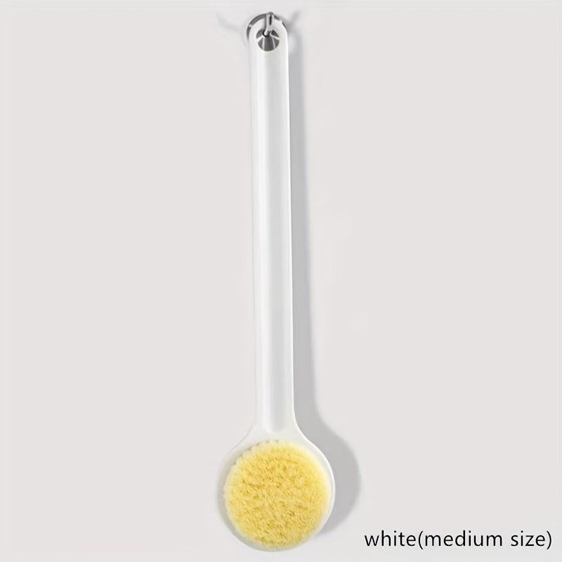 Adult Long Handled Shower Brush, Soft Hair for Bath Towel, Body Rubbing