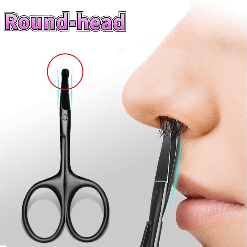 Unisex Nose Hair & Eyebrow Trimmer Round Head for Easy Trimming