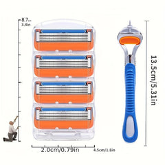 Vintage 5-Layer Men's Razor Blade Skin Protection Replacement