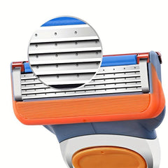Vintage 5-Layer Men's Razor Blade Skin Protection Replacement