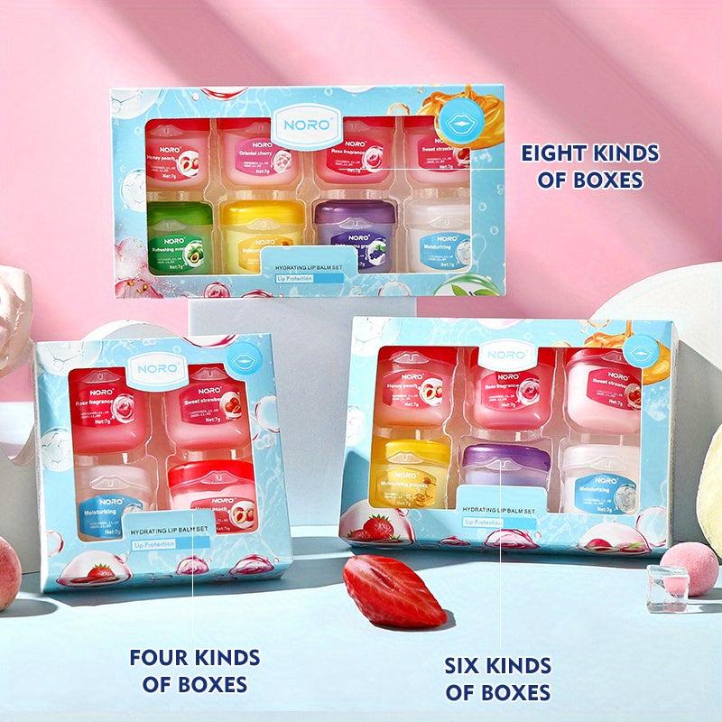 Moisturizing Lip Balm Set: 4pcs, 6pcs, 8pcs - Lip Mask for Male and Female