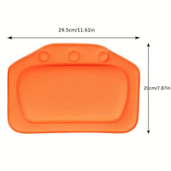 3D Mesh Spa Bathtub Headrest Pillow Non Slip Cushion