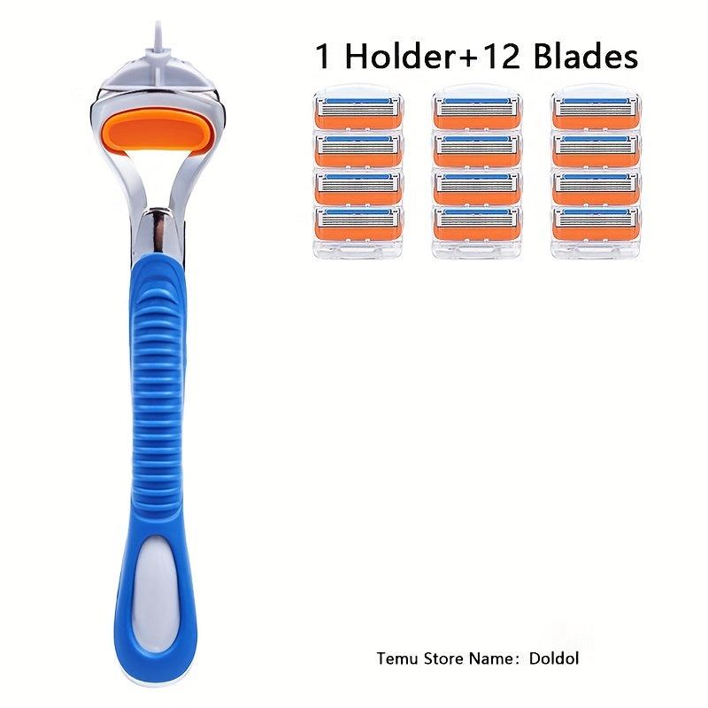 5-Layer Safety Razor Set with Replacement Blades