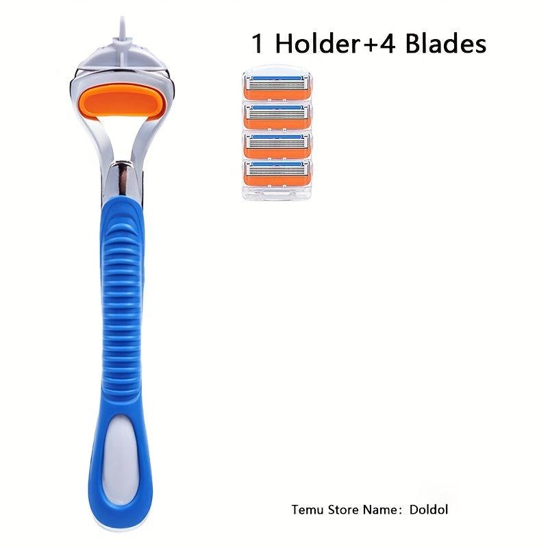 5-Layer Safety Razor Set with Replacement Blades