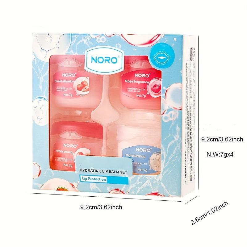 8pcs Lip Mask Set - 8 Flavor Fruit Lip Gloss for Deep Moisturization