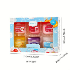 8pcs Lip Mask Set - 8 Flavor Fruit Lip Gloss for Deep Moisturization