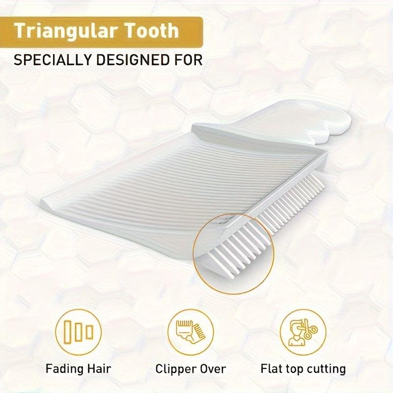 Prof. Barber Fade Comb Flat Top Comb Hair Cutting Comb Men Heat-Resistant