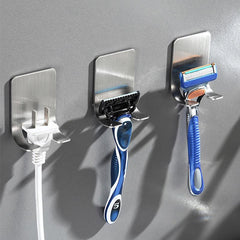 Stainless Steel Razor Holder Wall Mount Punch-Free