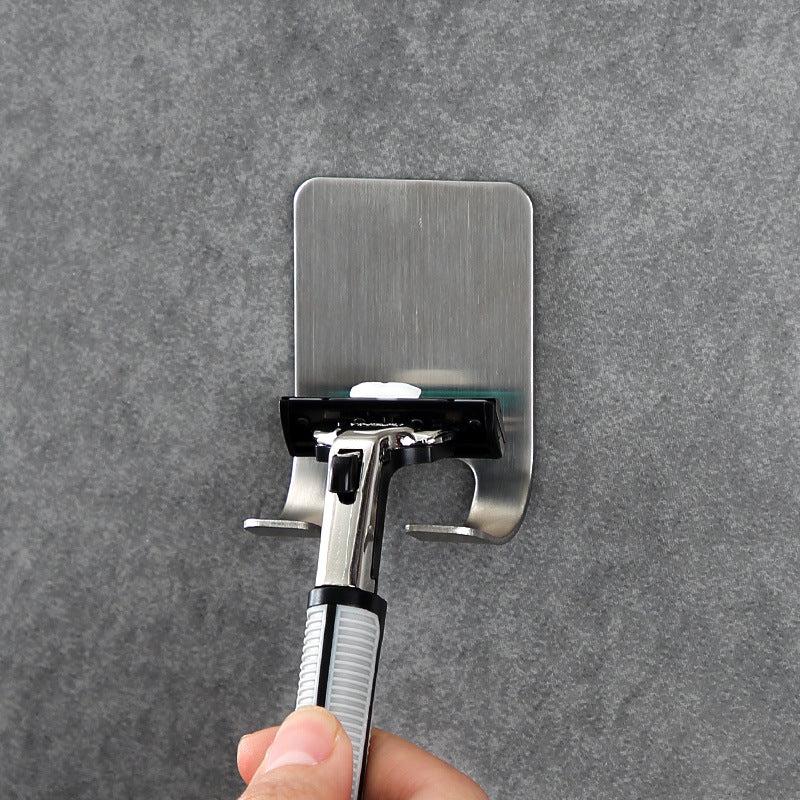 Stainless Steel Razor Holder Wall Mount Punch-Free