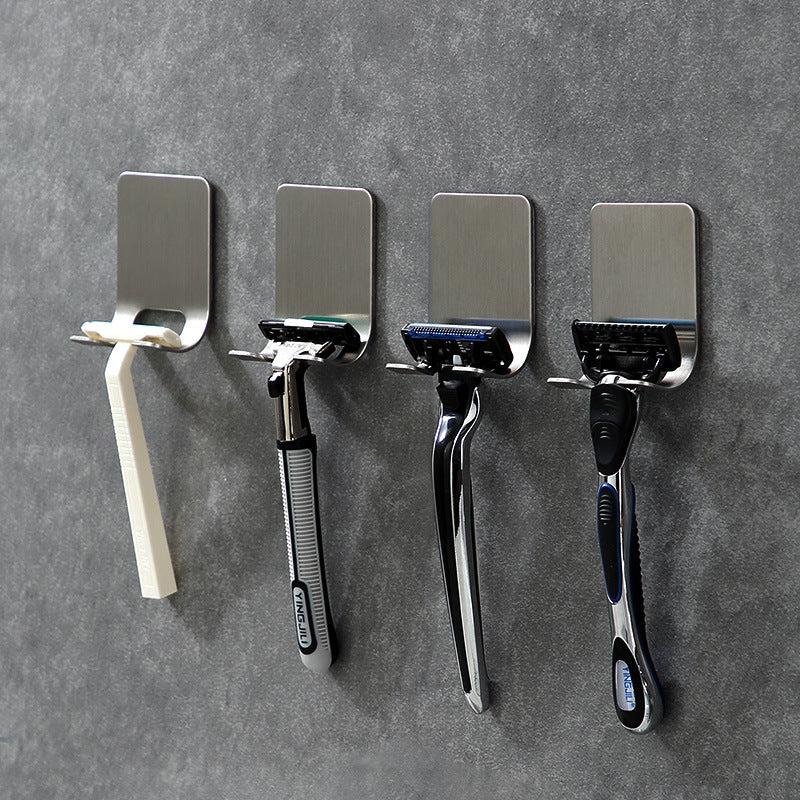 Stainless Steel Razor Holder Wall Mount Punch-Free