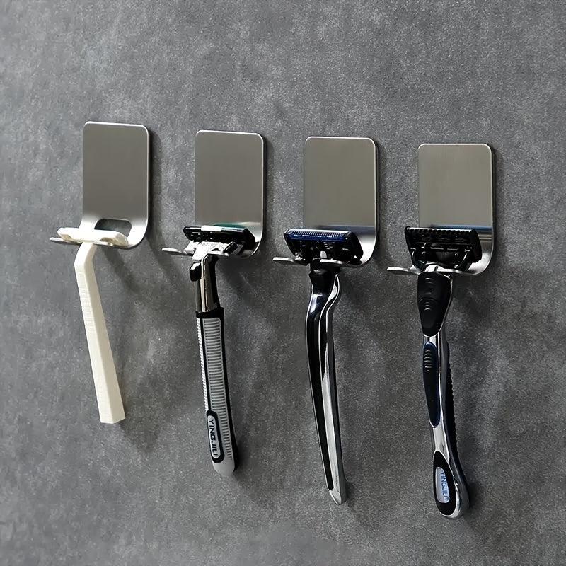 Stainless Steel Razor Holder for Organized Bathroom